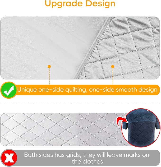 Extra Extra Ironing Mat，(32x54 inch) Ironing Blanket Ironing Pad | Double-Side Using Heat Resistant Pad Extra Extra Large Ironing Board for Table Top,Countertop,Etc.
