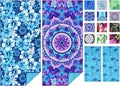 Microfiber Beach Towel Extra Large 71x32 Floral Mandala 2 Pack