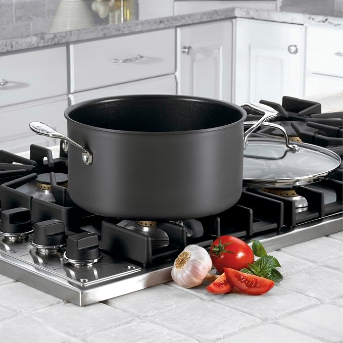 Cuisinart Chef's Classic 6-Quart PURELYCERAMIC™ Nonstick PFAS Free Hard-Anodized, Stockpot with Cover, 644C-24
