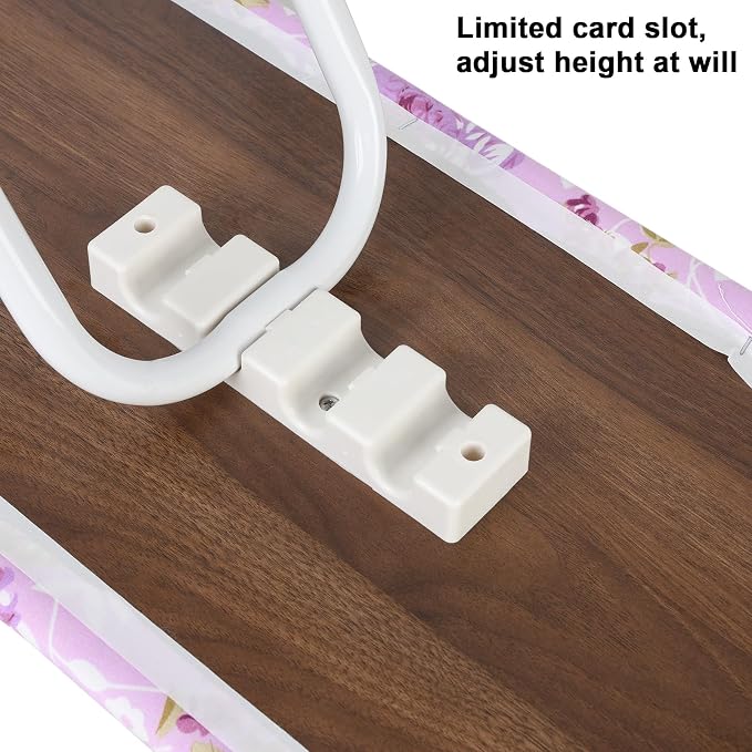 Folding Ironing Board, Extra-Wide Adjustable Height Iron Board with Folding Legs, Exquisite Pattern,Smooth Edge,Good Load-Bearing, Non-Slip Iron Board for Home Bathroom (42.13" x 30.71" x 11.81")