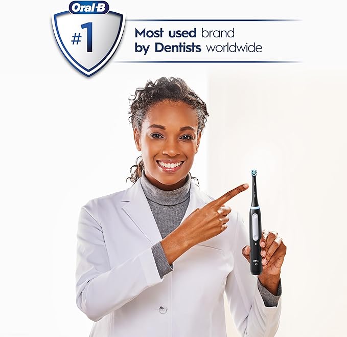 Oral-B iO Series 4 Electric Toothbrush with (1) Brush Head, Rechargeable, White