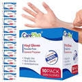 CARE PLUS Vinyl Gloves Clear Small Size 1000 Count | Heavy Duty, Non-Sterile, Powder-Free, Latex-Free Rubber | Food Prep, Kitchen & Cleaning Gloves, Ideal for Professional Use
