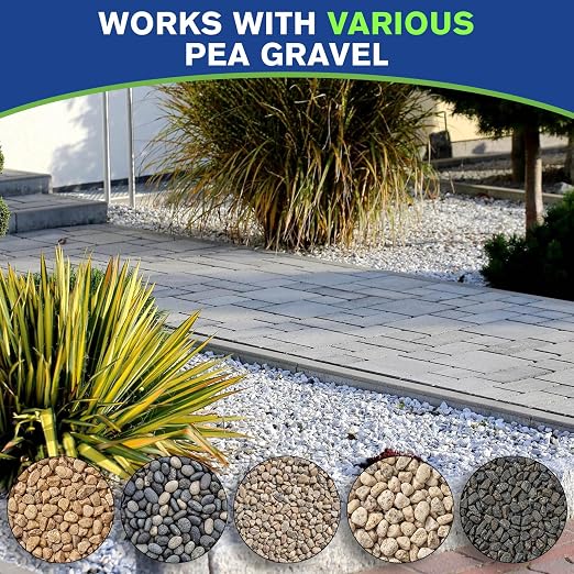 Teexpert Rock Glue for Landscaping, Pea Gravel Glue, Pebble Binder 2 Gallon, Strong Rock Lock Stone Adhesive for Outside Garden Beds, Driveway Edges, Between Pavers, Fast Dry Eco Safe for Plants Pets
