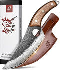 Damascus Chef Knife, 67-Layer Damascus Steel Kitchen Knife with Black Hammered Finish, Japanese Knives for Home, Outdoor Cooking, BBQ, Include Gift Box, 6.3 Inch