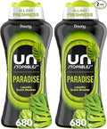 Downy Unstopables Paradise Beads | In-Wash Scent Booster | 24 oz | Pack of 2