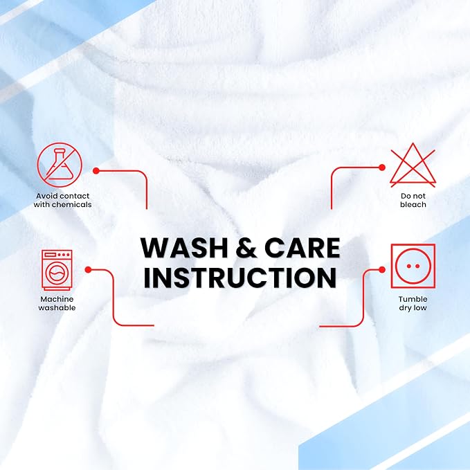 Infinitee Xclusives 100% Cotton Bath Towel Set – 8 Piece Bathroom Towel Set | (2 Bath Towels, 2 Hand Towels, 4 Washcloths) – Soft & Absorbent Towels for Bathroom - Gym, Shower, Spa & Hotel Use