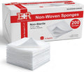 Ever Ready First Aid Non-Woven Sponges, 4" x 4", 4 Ply - 200 Count