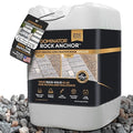 DOMINATOR Rock Anchor 5 Gal - Rock Glue for Landscaping Gravel & Stone, Ready to Spray, Locks in River Rock, Pea Gravel & Decorative Rock, Prevents Scattering & Washouts, Water-Based