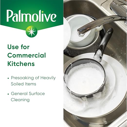 Palmolive Professional Dishwashing Liquid Dish Soap, Oxy Power Degreaser - 145 Fluid Ounce