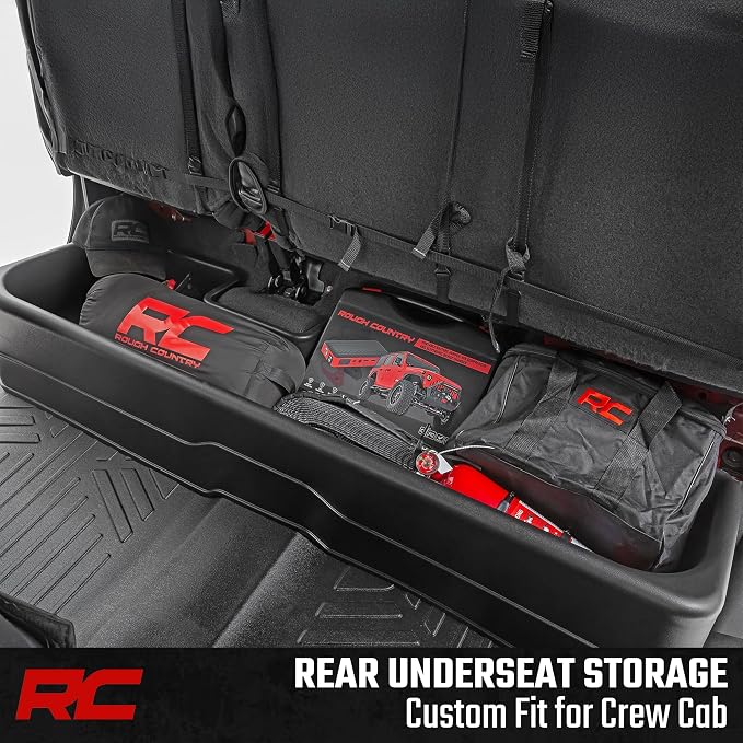Rough Country Under Seat Storage for 19-22 1500 | 20-22 2500HD/3500HD - RC09051A