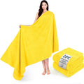 Cotton Paradise 100% Cotton Turkish Towel Set, Soft Absorbent Quick Dry, 2 Piece 35x70 Bath Sheet Set, Yellow