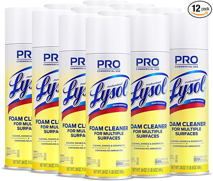 Professional Lysol Disinfectant Foam Cleaner