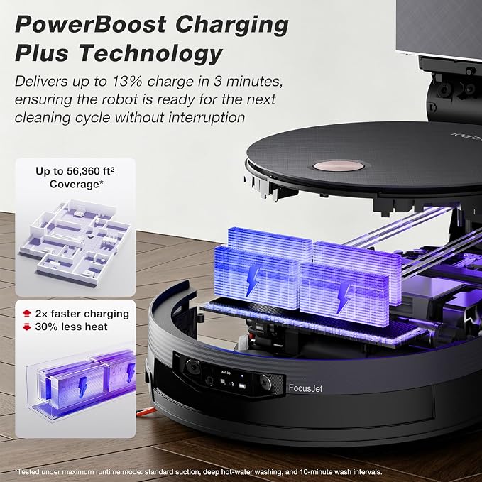Yeedi S20 Infinity Ultra Robot Vacuum and Mop, FocusJet Stain Pre-Dissolving Tech, Mop Roller Smart Cover, 22000Pa Suction, 145°F Hot Air Dry, PowerBoost Plus Tech, AI Obstacle Avoidance,Omni Station