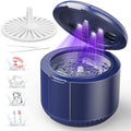 45kHz Ultrasonic Retainer Cleaner Machine, 200ML Dental Cleaning Pod for Dentures, Aligners, Invisalign, Mouth Guards, Night Guards, Jewelry, Toothbrush (Blue)