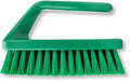 SPARTA Scrub Brush with Iron Shaped Handle and Stiff Bristles, Heavy Duty Scrubber Brush for Kitchen, Bathroom, Shower, Tile, Sink, Carpet and Bakepans, Polypropylene, 6 Inches, Green