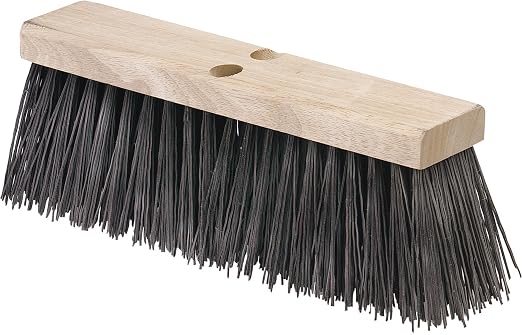 SPARTA Floor Sweep for Industrial Cleaning, 18 Inches, Brown