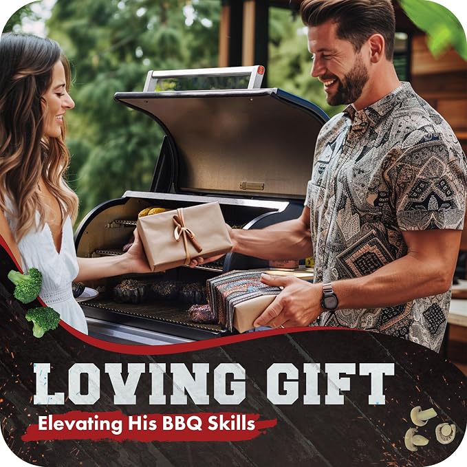 KITCHEN PERFECTION Silicone Smoker Oven Gloves-Extreme Heat Resistant BBQ Gloves-Handle Hot Food Right on Your Grill Fryer & Pit|Waterproof Grilling Cooking Baking Mitts|Superior Value Set +3 Bonuses | Waterproof, 5-Finger Design For A Better Grip, for...