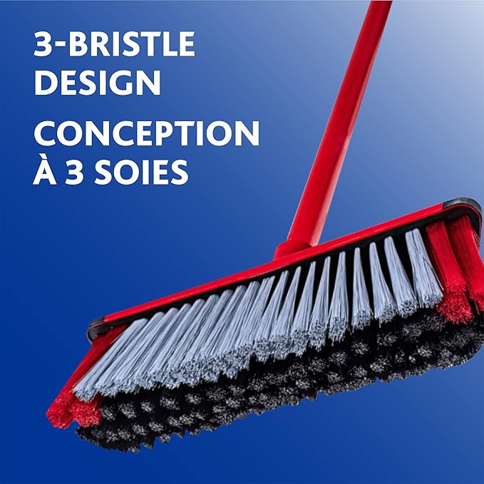 vileda B00H4G7ZZQ 3 Action Broom & Hanlde, Red