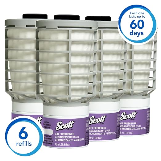 Scott® Essential Continuous Air Freshener (12370), Summer Fresh Scent (6 Refills/Case)