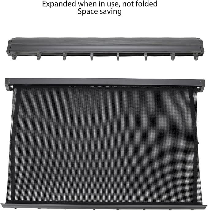 Space Aluminum Retractable Wall Mounted Clothes Drying Rack 23.6 Inch No Drilling Hidden Laundry Drying Net for Bathroom Balcony (Gray)