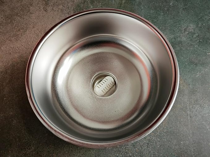 Filtered Pet Water Bowl – 64 oz Stainless Steel Dog & Cat Water Bowl with Ceramic Filter Included, Eco-Friendly Pet Water Bowl, Navy Blue