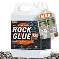 Rock Glue,1 Gallon 99% Stronger Bond Gravel Binder for Pea Gravel, Pebble&Stone-Stop Shifting, Reduce Mess, Strong Hold for Yards, Patios, Garden Walkways, Pet Safe Mulch Bond for Landscaping