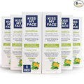 Kiss My Face Sensitive Toothpaste Gel, Citrus Mint Gel, Protection for Sensitive Teeth and Gums, with Tea Tree Oil, Aloe and Iceland Moss, Fluoride Free, Vegan, 4.5 oz, 6 Pack