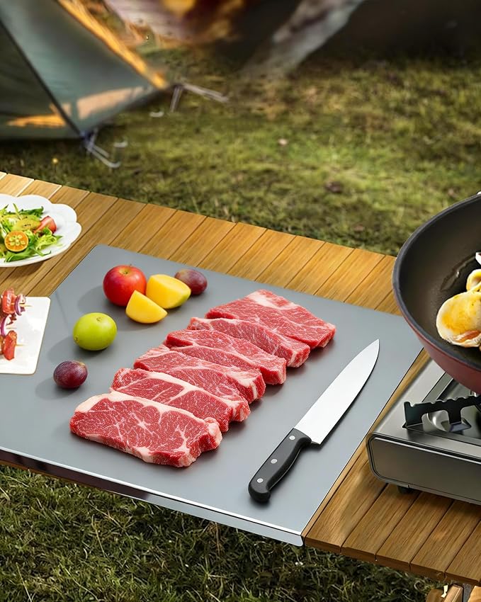 Titanium Cutting Boards for Kitchen，Titanium Cutting Board Large， Dishwasher Safety, Easy to Clean, Cutting Boards Non Toxic, Non Slip&Low Noise Chopping Board (27.5 * 19.6)