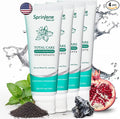 SprinJene Natural Total Care Toothpaste – Fluoride Toothpaste for Cavity Protection & Gum Health – Natural Formula with Patented Black Seed Oil & Zinc – Made in the USA (4 Pack)