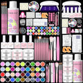 SAVILAND Acrylic Nail Kit with Everything: Professional Nails Kit Set for Beginner Acrylic Powder & Liquid Gel Polish Kit U V Light Full Nail Supplies Essential Tools DIY Home Salon Christmas Gift