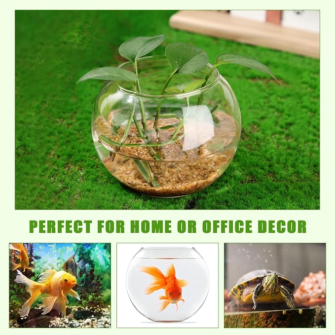 12 Pcs Fish Bowl Bubble Vase Bulk,3.5" h X 4.7" w