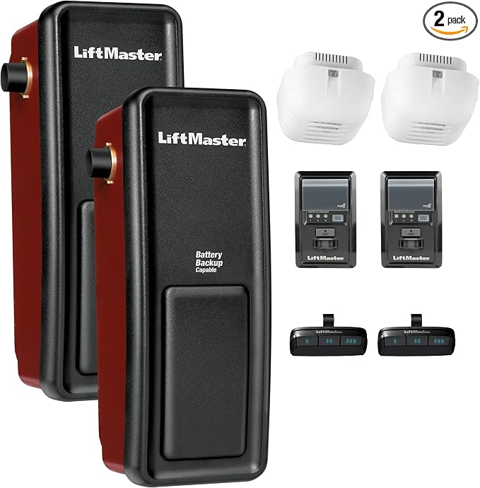 LiftMaster 8500 LiftMaster 2-Pack (Replaced by 98022) Garage Door Opener Side Mount Security+2.0 & MyQ Technology Compatible