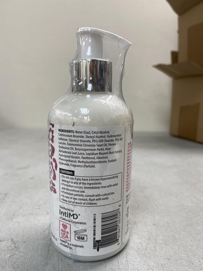 IntiMD Coochy Plus Intimate Shaving Cream SWEET BLISS For Pubic, Bikini Line, Armpit - Rash-Free With Patent-Pending MOISTURIZING+ Formula, Prevents Razor Burns & Bumps, In-Grown Hairs 8.5oz (1-Pack)