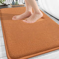 OLANLY Thick Memory Foam Bathroom Rugs 30x20, Soft Absorbent Bath Mat, Clay | Quick Dry Bath Mat Rugs, Non-Slip Mats, Machine Washable Carpet for Bathroom Floor, Tub and Shower, Home Decor Accessories