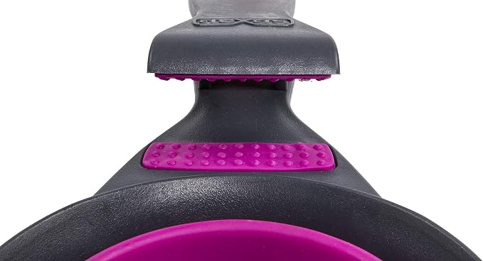 Dexas Pets Collapsible KlipScoop Collapsible Dry Dog Food Scoop and Dog Food Bag Clip, 2 Cup Capacity, Fuchsia (Pack of 2)