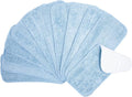 Arkwright Spray Mop Replacement Pads - (Pack of 12) Bulk Microfiber Flat Dry and Wet Refill Mop Pads Floor Cleaning, Compatible with Bona and Rubbermaid, Fits All Mop Heads, 13 in, Blue