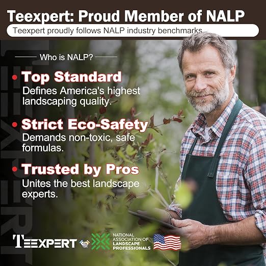 Teexpert Mulch Glue for Landscaping: 2 Gallon Rock Glue for Landscaping & Gravel Binder - Max Strength, Long Lasting Hold, Permeable Adhesive to Lock Pea Gravel, Stones, Rubber Mulch & Pine Straw