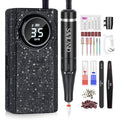 SAVILAND Professional Electric Nail Drill for Acrylic Nails : 35000RPM 2025 Portable Nail File Faster Removal Acrylic Nails & Large Battery Capacity for Nail Art, Pedicure Manicure Home Nail Salon