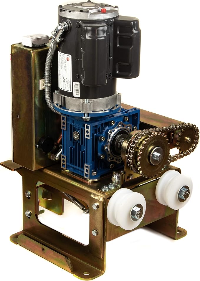 Eagle-2000-FR-1HP Slide Gate Opener 45' & 2000 lbs Gate Capacity Free 2 Remotes, Receiver and EG111 Monitored Photo Eye Included