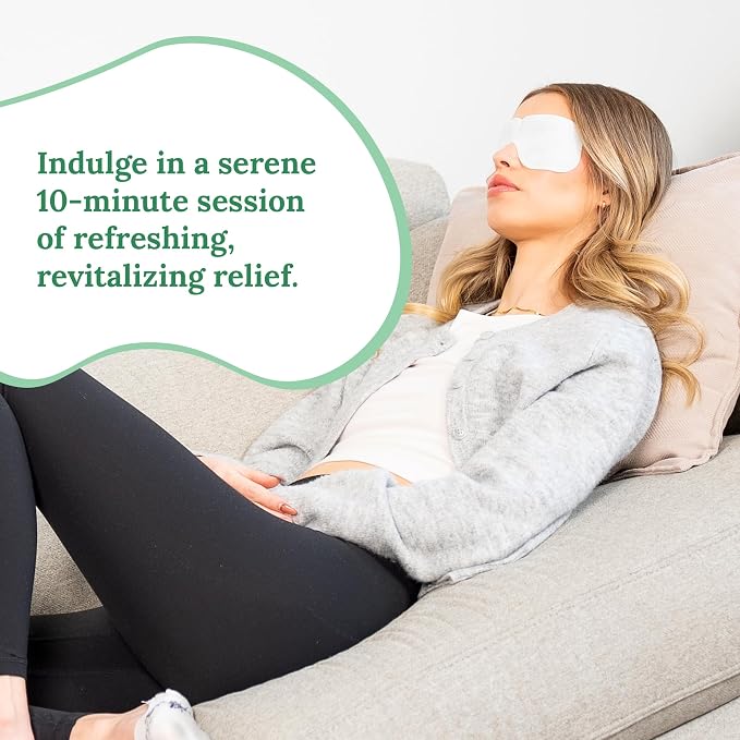 CorneaCare Rescue: Hydrogel Self Cooling Compress | Cold Eye Masks for Puffy Eyes | Self Cooling Eye Compress for Fast Relief | Travel Ready | 12 Count
