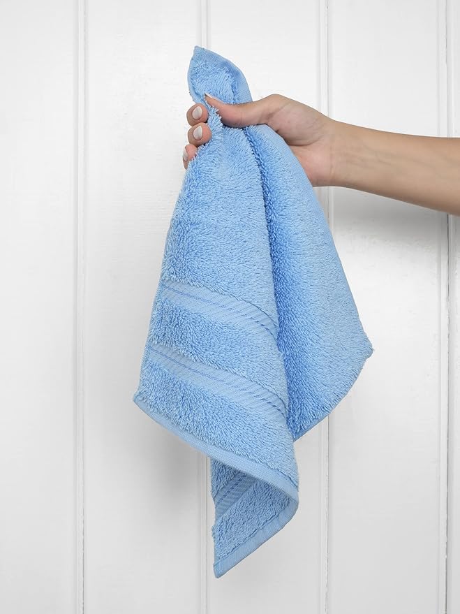 American Soft Linen 100% Cotton Luxury Turkish Towels, 4 PC Washcloth Set | Soft Absorbent Quick Dry OEKO Tex Standard 100 Certificated Durable Machine Washable Breathable Premium Hotel Quality