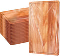 Eaasty 12 Set Extra Large Plain Cutting Board Bulk Heavy Duty Wood Cutting Boards Set with Juice Groove for Mother's Day Kitchen Gifts Wedding Crafts, Pre Oiled(Walnut,9.5" x 13.5")