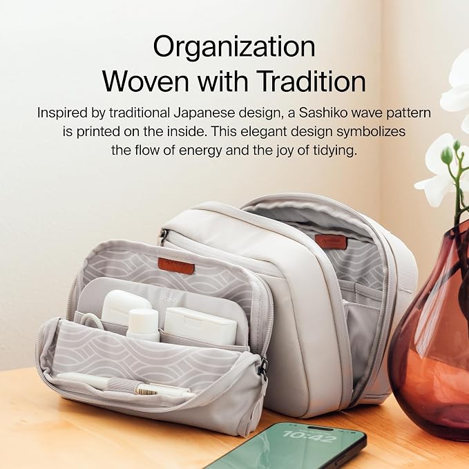 Orbitkey KonMari 2-in-1 Tech Acessory Pouch - Stone