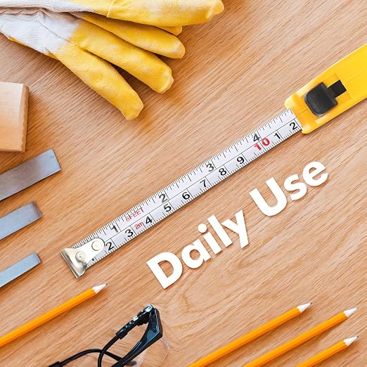 Copkim 50 Pcs 6 FT Mini Tape Measure Retractable Bulk Small Measuring Tape Pocket Size Measurement Tool for Operation Christmas Items Party Favor Gifts Stuffers for Men(Yellow)