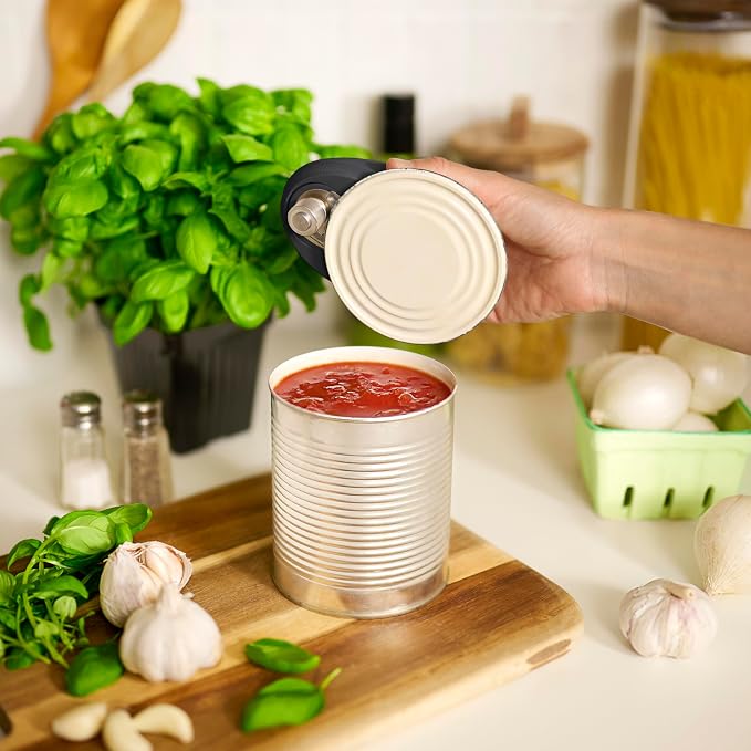 bella Automatic Can Opener, Hands-Free Cordless, Slate