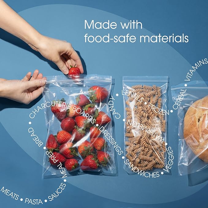 Spartan Industrial - 4” X 10” (1000 Count) 2 Mil Clear Reclosable Zip Plastic Poly Bags with Resealable Lock Seal Zipper
