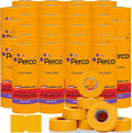 Perco 1 Line Fluorescent Orange Labels - 240,000 Blank Pricing Labels for Perco Lite, X, Plus and Pro 1 Line Price and Date Guns - 240 Rolls, Case of 30 Sleeves - Made in USA