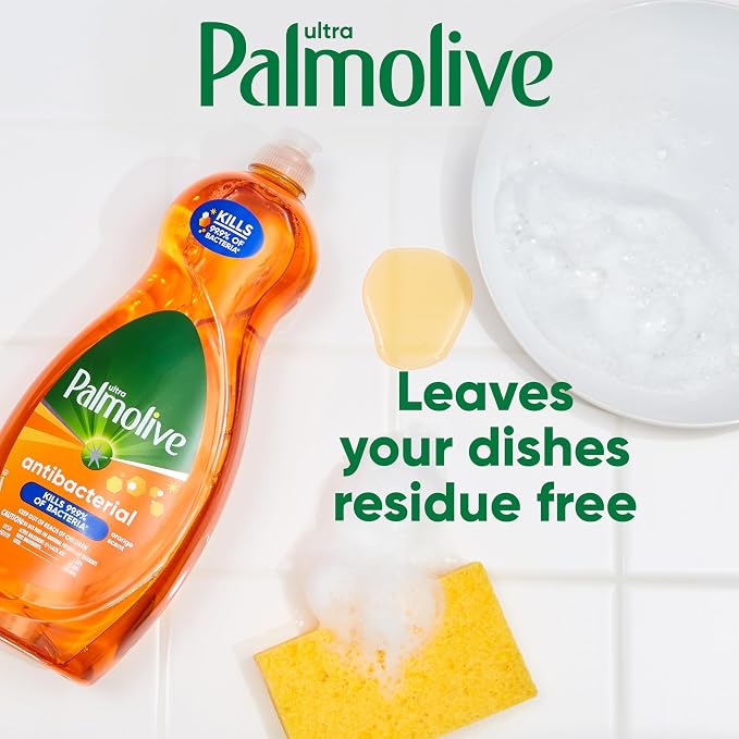 Palmolive Ultra Antibacterial Dish Liquid, Orange Scent, 9.7 fl oz
