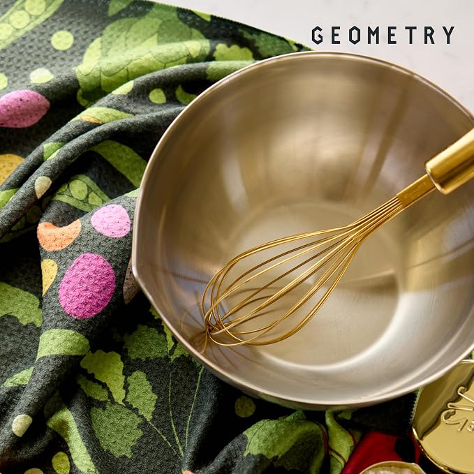 GEOMETRY Kitchen Tea Towels - Quick Dry Microfiber Dish Towels for Kitchen Spring Sprout, 18" x 30" 1 Pack