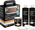 Furniture Clinic Leather Complete Restoration Kit | with Leather Recoloring Balm, Cleaner, 2-in-1 Protection Cream & Conditioner, Sponge, and Cloth | Repair Kit for Furniture (Beige)